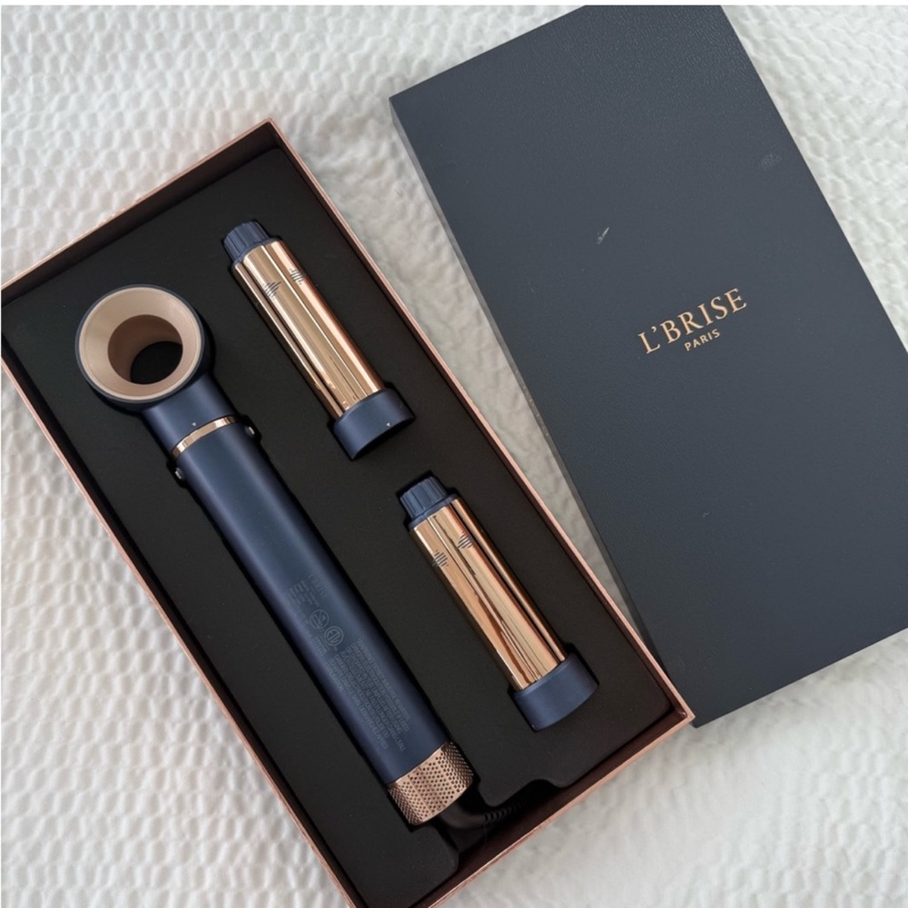 L'Brise Paris Hair Styling Set - Navy and Gold